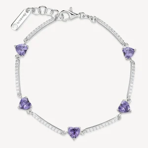 Best Bracciale Semirigido Zirconi Bianchi E Magic Purple Gioielli Brosway Fancy | FMP119 Donna Gioielli Moda Donna