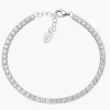 Hot Bracciale Tennis 3 mm con Zirconi Bianchi | BT3BN17 Donna Gioielli Moda Donna