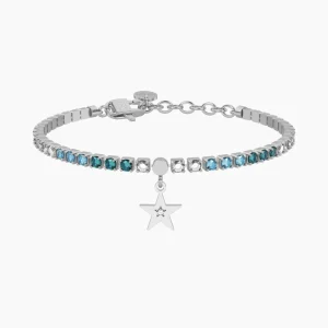 Best Bracciale Tennis Azzurro Con Stella Gioielli | 732323 Donna Gioielli Moda Donna | Idee Regalo
