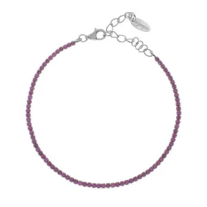 Sale Bracciale Tennis Con Zirconi Fucsia Gioielli | BT1BR17 Donna Gioielli Moda Donna