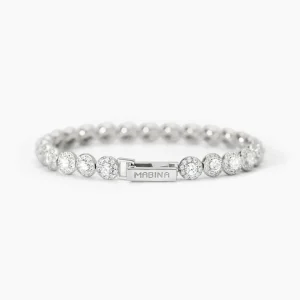 Fashion Bracciale Tennis Con Zirconi Bianchi Gioielli |  533823-18 Donna Gioielli Moda Donna | Idee Regalo