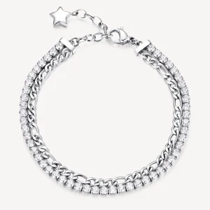 Hot Bracciale Tennis Donna Gioielli Desideri | BEI045 Donna Gioielli Moda Donna