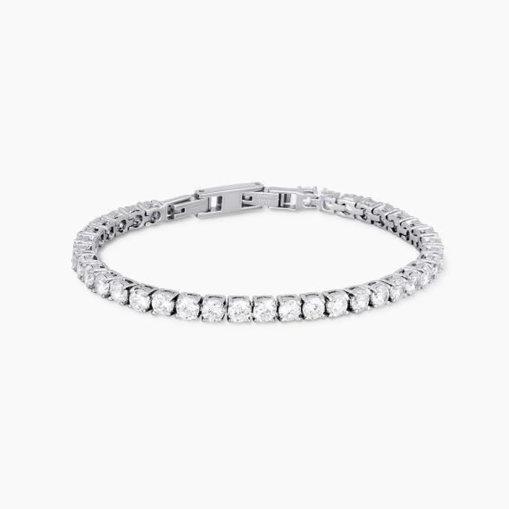 bracciale_tennis_donna_in_0.webp Sale Bracciale Tennis Donna In Acciaio Gioielli | 231382 Donna Gioielli Moda Donna | Idee Regalo