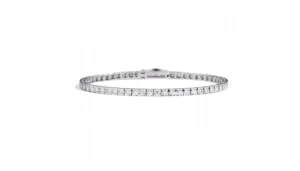 Clearance Bracciale Tennis In Oro Bianco E Diamanti Gioielli |  T39SE885/D-18 Donna Gioielli Donna | Gioielli Uomo