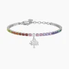 Outlet Bracciale Tennis Multicolor Con Albero Della Vita Gioielli | 732325 Donna Gioielli Moda Donna | Idee Regalo