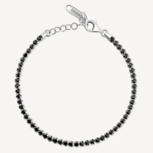 Fashion Bracciale Tennis Nero Gioielli Brosway Fancy | FMB110 Donna Gioielli Moda Donna