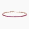 Best Bracciale Tennis Oro Rosa Con Rubini Gioielli | 533327 Donna Gioielli Moda Donna | Idee Regalo