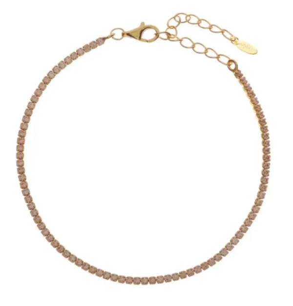 Online Bracciale Tennis Placcatura Oro Giallo Gioielli | BT1GCH17 Donna Gioielli Moda Donna