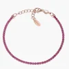 Hot Bracciale Tennis Rosè Zirconi Fucsia Gioielli | BTRFU16 Donna Gioielli Moda Donna