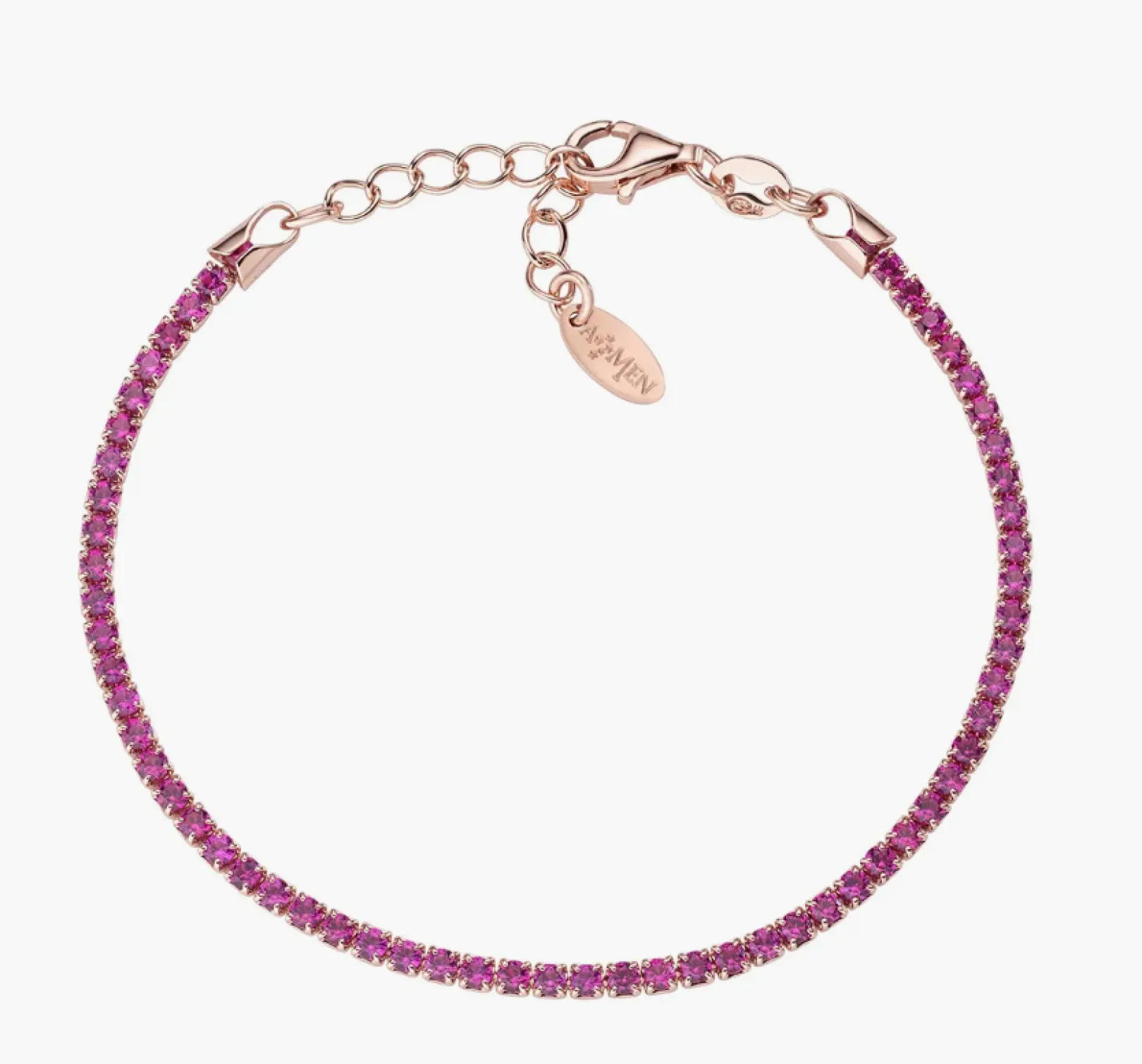 bracciale_tennis_ros_zirc_0-1.webp Hot Bracciale Tennis Rosè Zirconi Fucsia Gioielli | BTRFU16 Donna Gioielli Moda Donna