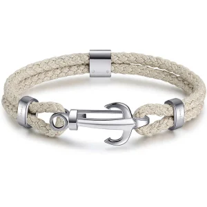 Best Bracciale Uomo Con Ancora Gioielli Marine | BRN29B Uomo Gioielli Moda Uomo