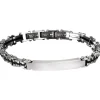 Outlet Bracciale Uomo Con Piastrina Gioielli Type | 231310 Uomo Gioielli Moda Uomo
