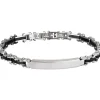 Outlet Bracciale Uomo Con Piastrina Gioielli Type | 231311 Uomo Gioielli Moda Uomo