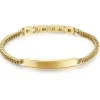 Discount Bracciale Uomo Con Piastrina Gioielli Ink | BIK12 Uomo Gioielli Moda Uomo