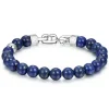 New Bracciale Uomo Con Pietre Blu Gioielli Shanti | BTH19 Uomo Gioielli Moda Uomo