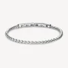 New Bracciale Uomo In Acciaio Catena Spiga Riptide | BTD027 Uomo Gioielli Moda Uomo | Idee Regalo