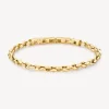 Online Bracciale Uomo In Acciaio Dorato Maglia Caffè Riptide | BTD030 Uomo Gioielli Moda Uomo | Idee Regalo