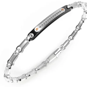 Hot Bracciale Uomo In Acciaio Gioielli Hi-Teck | EHB088 Uomo Gioielli Moda Uomo