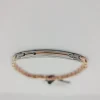 Clearance Bracciale Uomo In Acciaio Rosè Con Piastrina Gioielli Hi-Teck | EHB217 Uomo Gioielli Moda Uomo