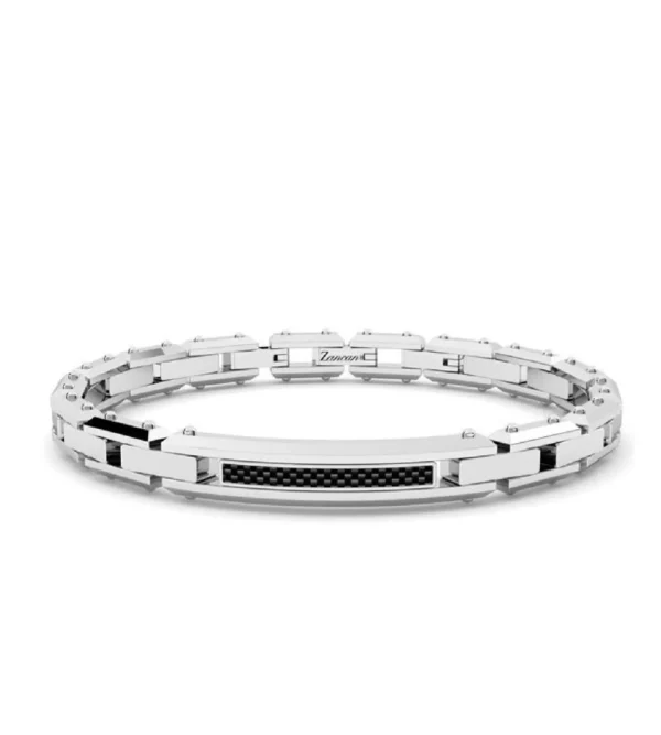 New Bracciale Uomo In Acciaio Gioielli Hi-Teck | EHB269 Uomo Gioielli Moda Uomo