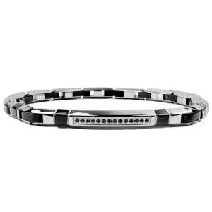 Outlet Bracciale Uomo In Acciaio Gioielli Hi-Teck | EHB282 Uomo Gioielli Moda Uomo