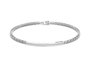 Best Bracciale Uomo In Argento Con Piastrina Gioielli Insignia | ESB156 Uomo Gioielli Moda Uomo