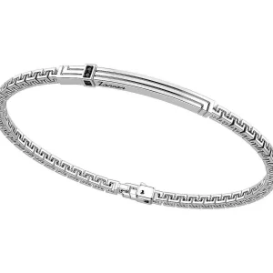 Sale Bracciale Uomo In Argento Con Piastrina Gioielli Insignia 925   | EXB817 Uomo Gioielli Moda Uomo