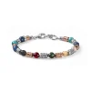 Best Bracciale Uomo Luxury Argento Bicolor E Pietre Mariacristinasterling |  G4008/19 Uomo Gioielli Moda Uomo