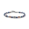 Hot Bracciale Uomo Siena Argento E Sodalite Mariacristinasterling |  G4024/19 Uomo Gioielli Moda Uomo