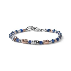 Hot Bracciale Uomo Siena Argento E Sodalite Mariacristinasterling |  G4024/19 Uomo Gioielli Moda Uomo
