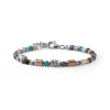 Hot Bracciale Uomo Siena Argento E Mix Pietre Naturali Mariacristinasterling |  G4021/19 Uomo Gioielli Moda Uomo