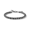 Online Bracciale Uomo Snake Classic Style Cerchi Argento E Perle Di Lava Mariacristinasterling |  G2885/19 Uomo Gioielli Moda Uomo
