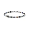 New Bracciale Uomo Snake Pepite Argento Alternate A Pietre Colorate Mariacristinasterling |   G2877 Uomo Gioielli Moda Uomo