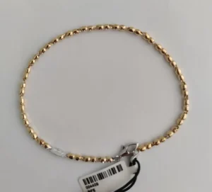 New Bracciale in Oro Giallo e Oro Bianco | EB551GB Uomo Gioielli Uomo
