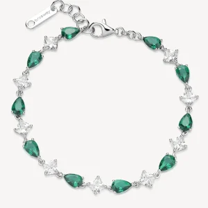 Online Bracciale Zirconi Bianchi E Life Green Gioielli Brosway Fancy | FLG111 Donna Gioielli Moda Donna