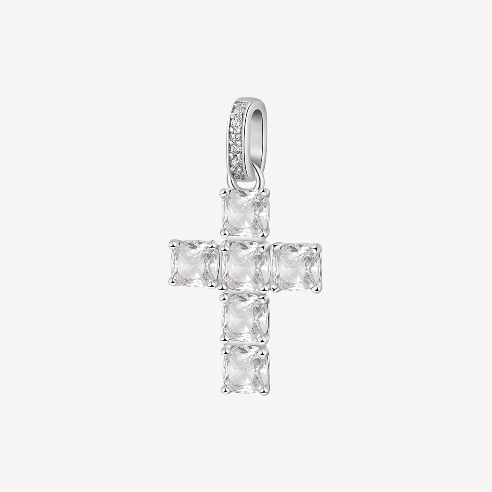 charm_croce_con_zirconi_i_0.webp Clearance Charm Croce Con Zirconi Infinite White Gioielli Fancy | FIW119 Donna Gioielli Moda Donna