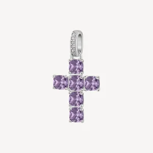 Hot Charm Croce Con Zirconi Magic Purple Gioielli Brosway Fancy | FMP117 Donna Gioielli Moda Donna