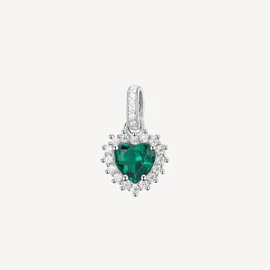 Fashion Charm Cuore Con Zirconi Life Green Gioielli Brosway Fancy | FLG116 Donna Gioielli Moda Donna
