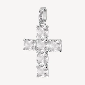 Online Charm Donna Croce Con Zirconi Gioielli Fancy | FIW21 Donna Gioielli Moda Donna
