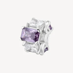 Fashion Charm Zirconi E Baguette Amethyst Gioielli Fancy | FMP02 Donna Gioielli Moda Donna