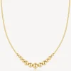 New Collana A Sfere In Acciaio Dorata Perfect Brosway | BPC06 Donna Gioielli Moda Donna