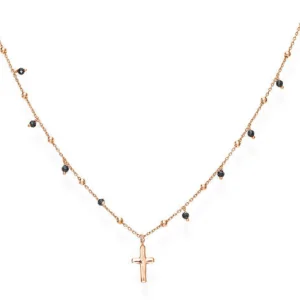 Best Collana Con Croce Rosè | CLCRRN3 Donna Gioielli Moda Donna