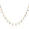 Hot Collana Con Croci Rosè E Cristalli Neri | CLMICRRN Donna Gioielli Moda Donna