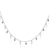 Hot Collana Con Croci Rodio E Cristalli Neri | CLMICRBN Donna Gioielli Moda Donna