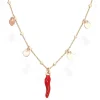 Hot Collana Con Cuore e Cornetto | CLCSHRR Donna Gioielli Moda Donna