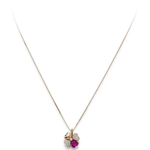 Fashion Collana Da Donna Con Cuore E Quadrifoglio | CLPQURR Donna Gioielli Moda Donna