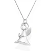 Best Collana Donna Con Angelo In Argento | A4B Donna Gioielli Moda Donna
