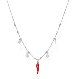Sale Collana Donna Con Cornetto | CLCSQBR Donna Gioielli Moda Donna