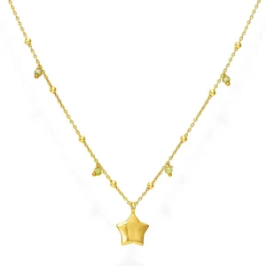 New Collana Dorata Con Stella | CLSTGVE1 Donna Gioielli Moda Donna