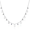 Outlet Collana Stelle Rodio E Cristalli Blu |  CLMISBBL Donna Gioielli Moda Donna